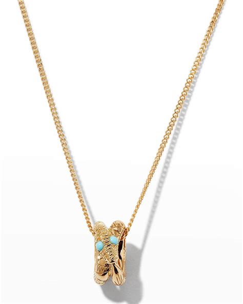 gucci snake jewelry|Gucci ouroboros snake necklace.